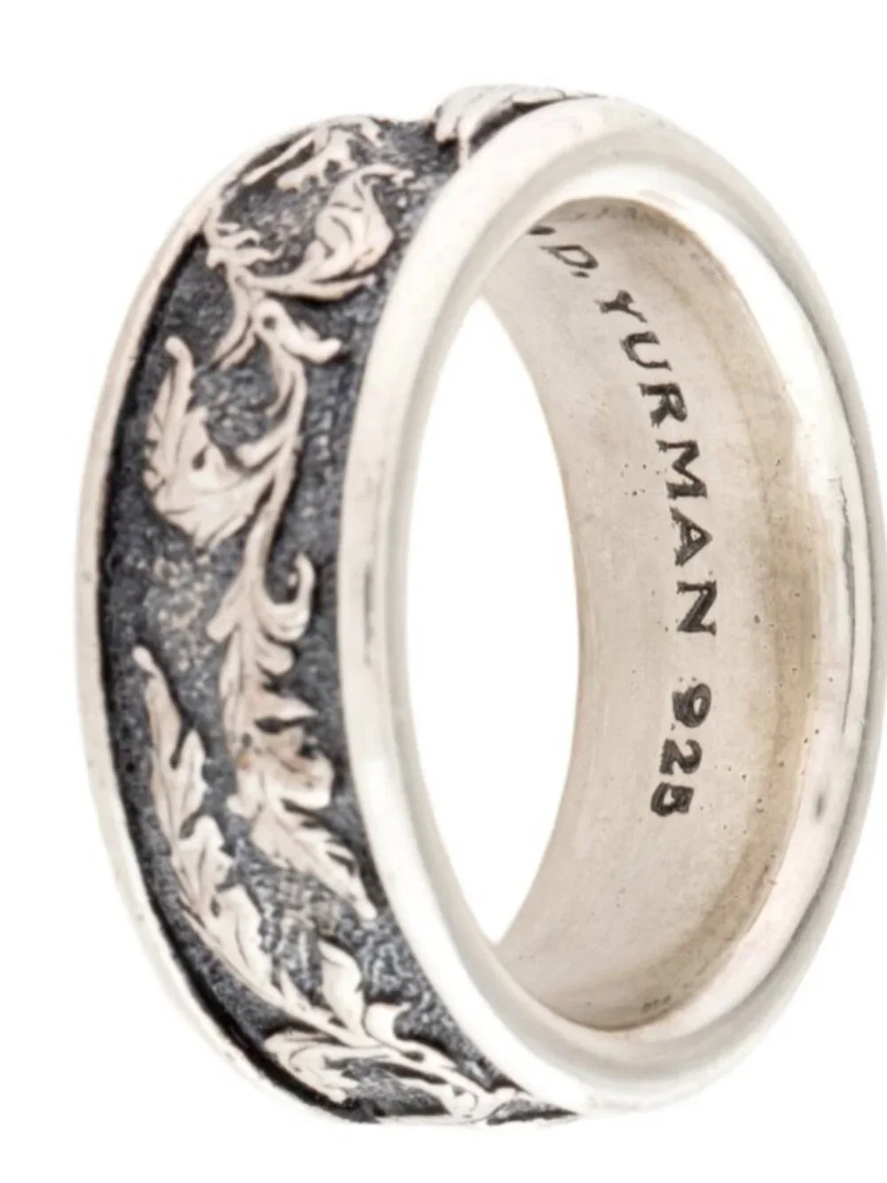 DAVID YURMAN STERLING SILVER 925 PETRVS GRIFFIN BAND RING